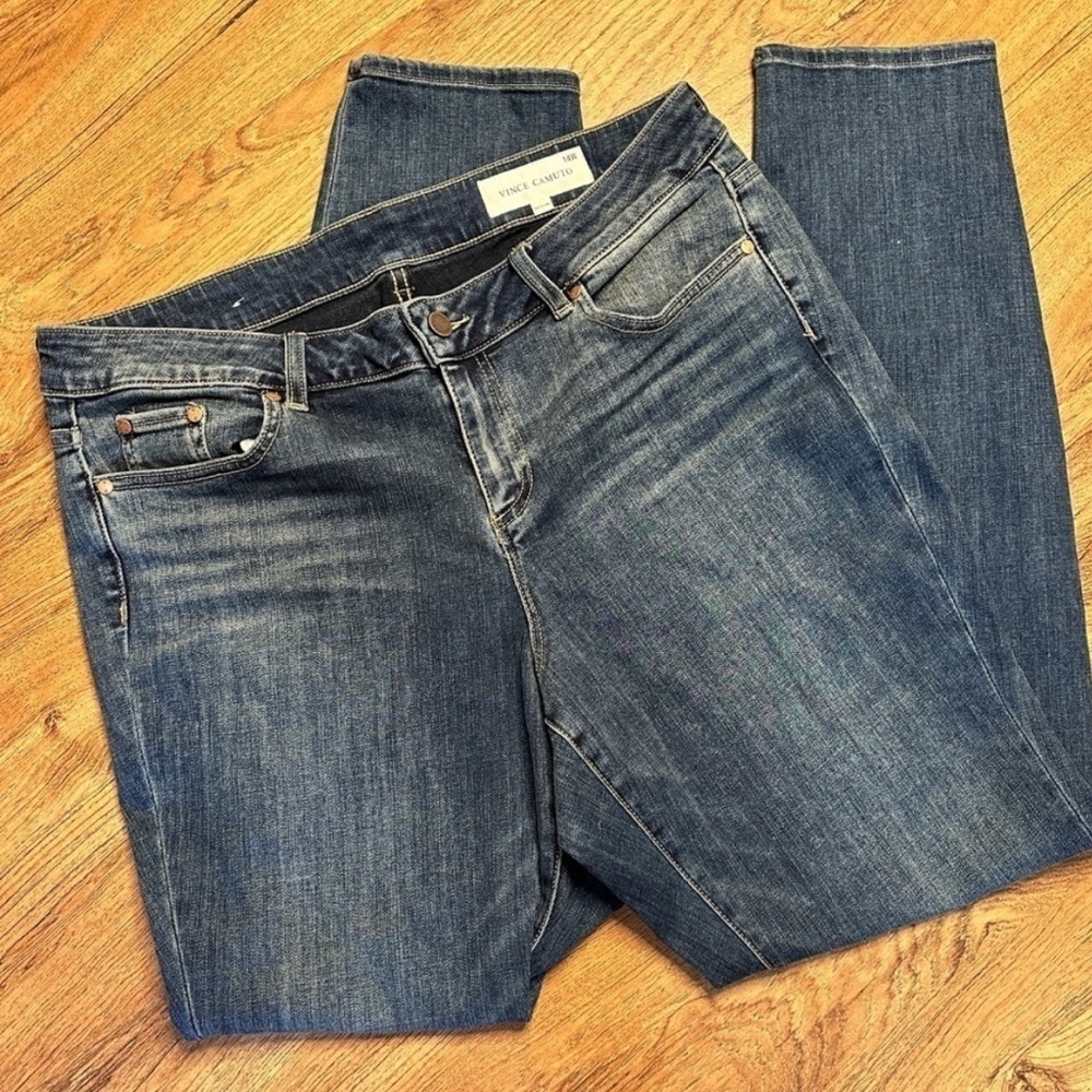 Vince Camuto Skinny Blue Jeans 14W